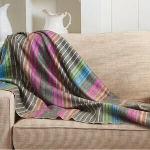Shupaca Alpaca Throw Blanket in Fireworks